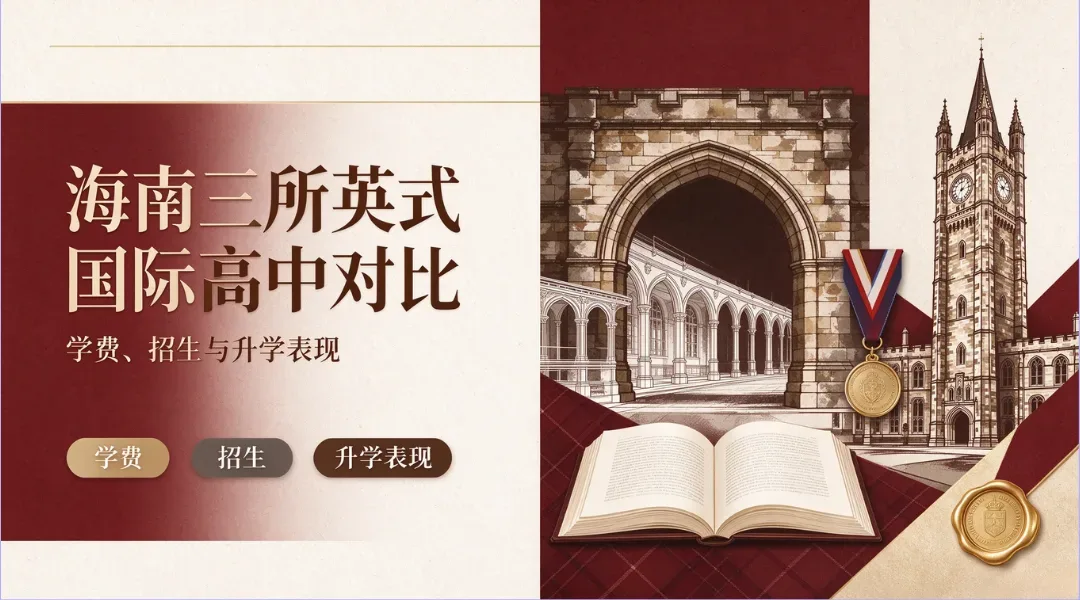 海南三所英式国际高中对比:学费、招生与升学表现