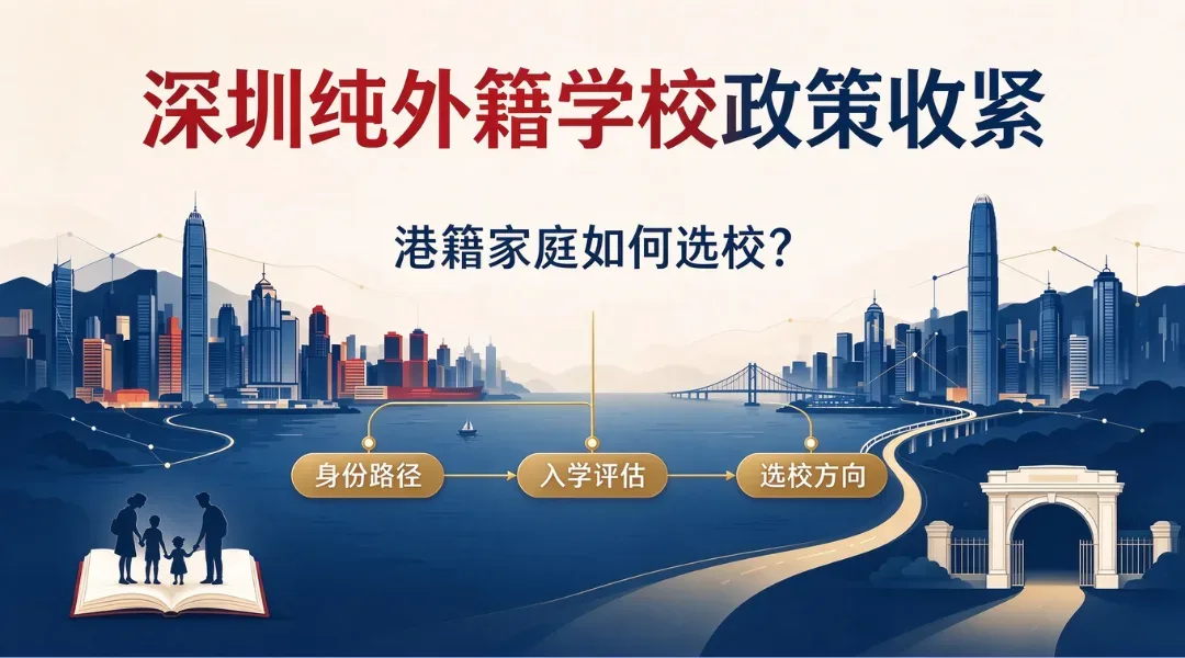 深圳纯外籍学校政策收紧,港籍家庭如何选校?