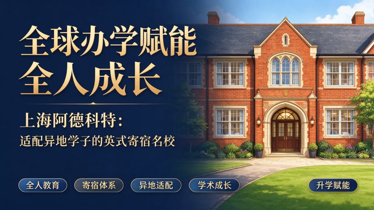 全球办学赋能全人成长｜上海阿德科特：适配异地学子的英式寄宿名校