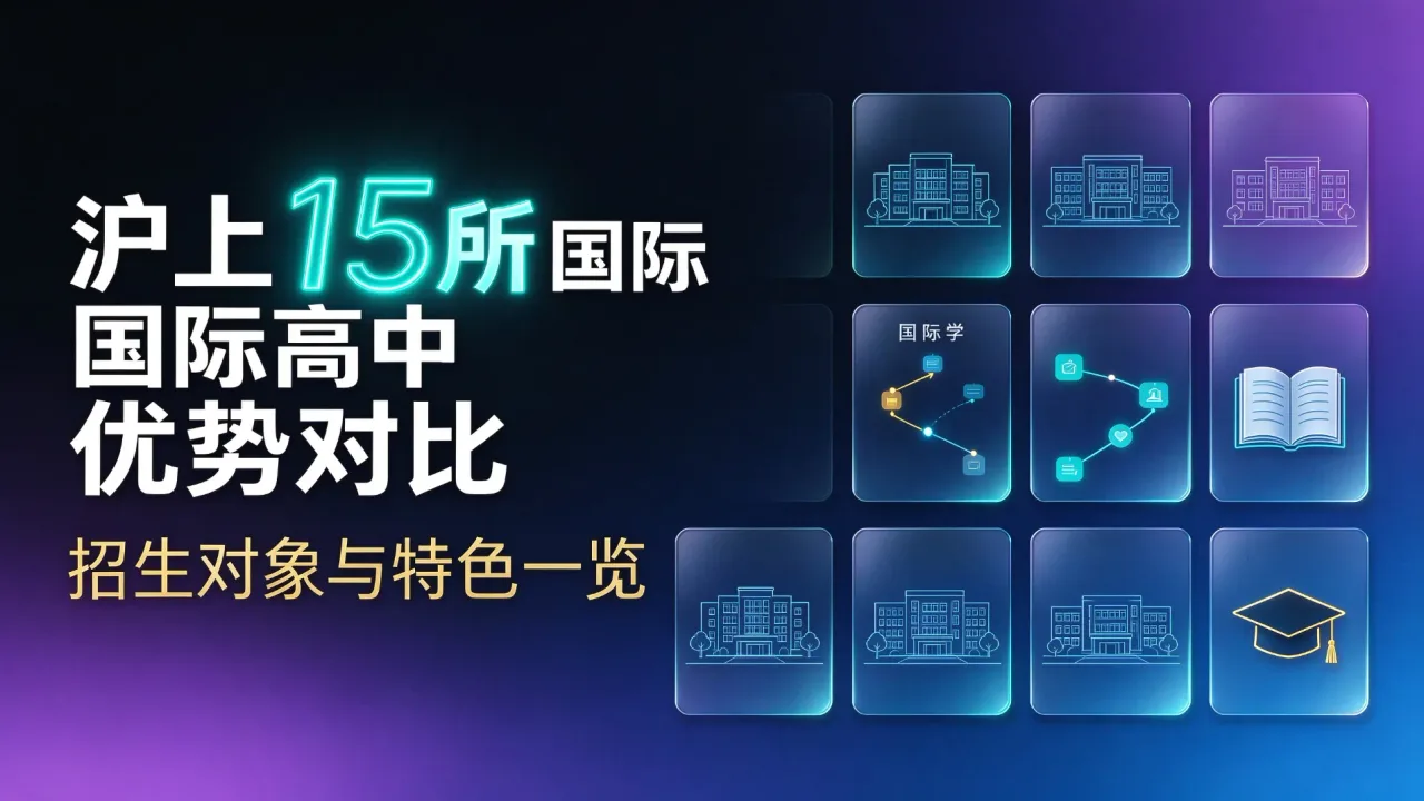 沪上15所国际高中优势对比，招生对象与特色一览