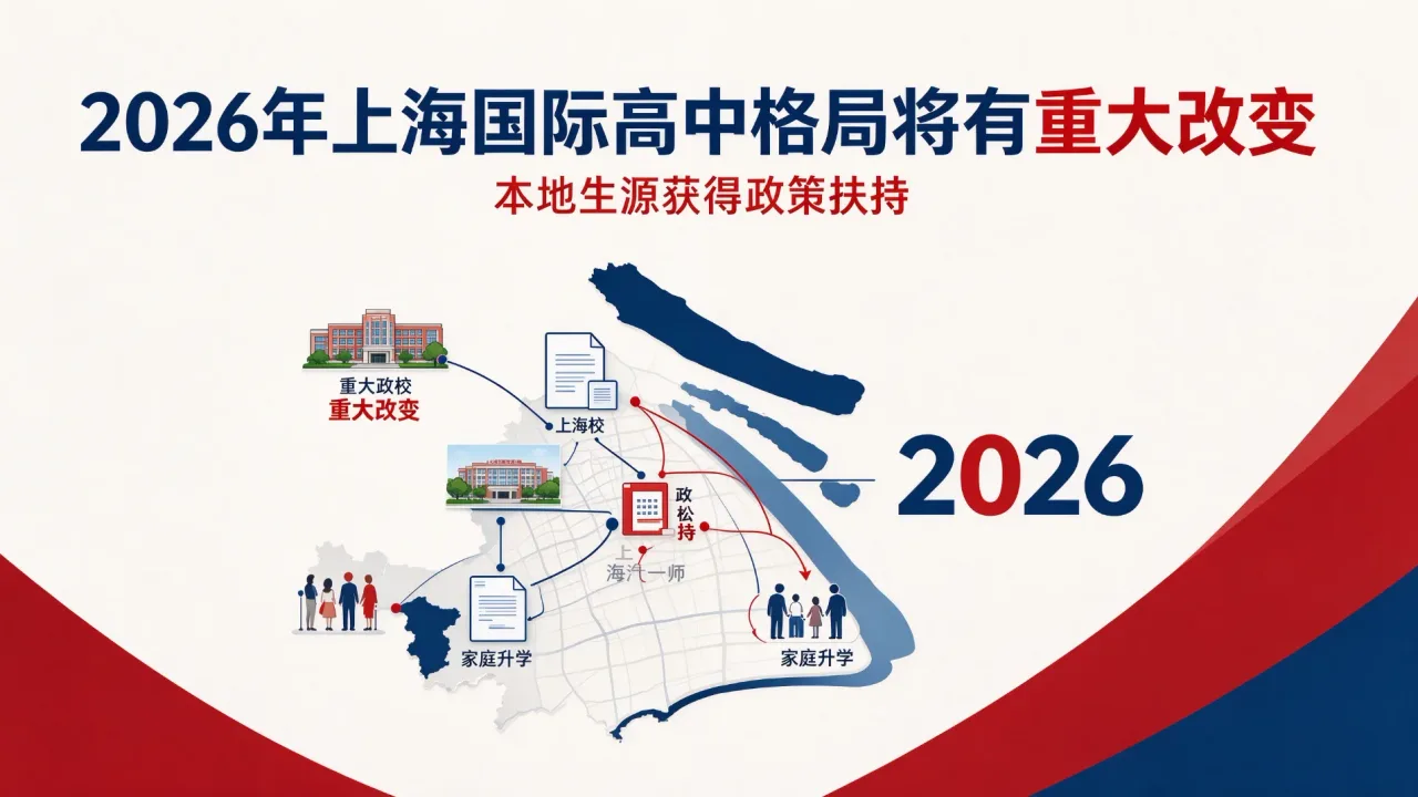 2026年上海国际高中格局将有重大改变:本地生源获得政策扶持