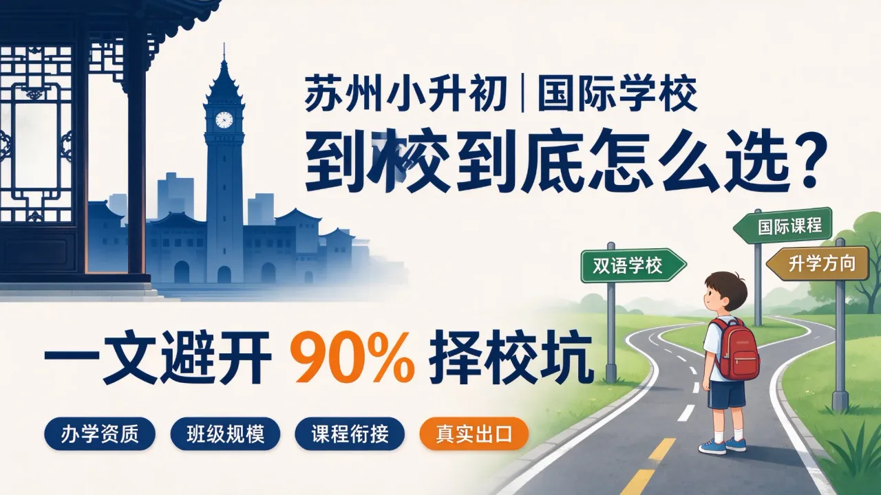 苏州小升初｜国际学校到底怎么选？一文避开 90% 择校坑