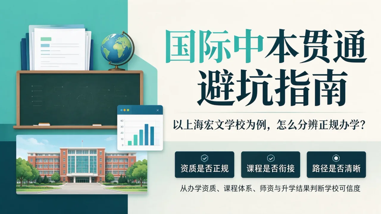 国际中本贯通避坑指南:以上海宏文学校为例,怎么分辨正规办学?