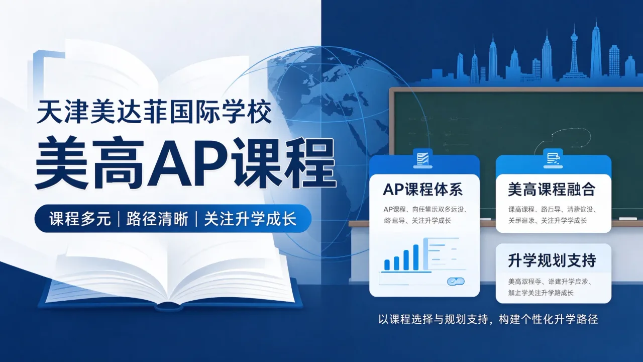 天津美达菲国际学校:美高AP课程,升学成果亮点多