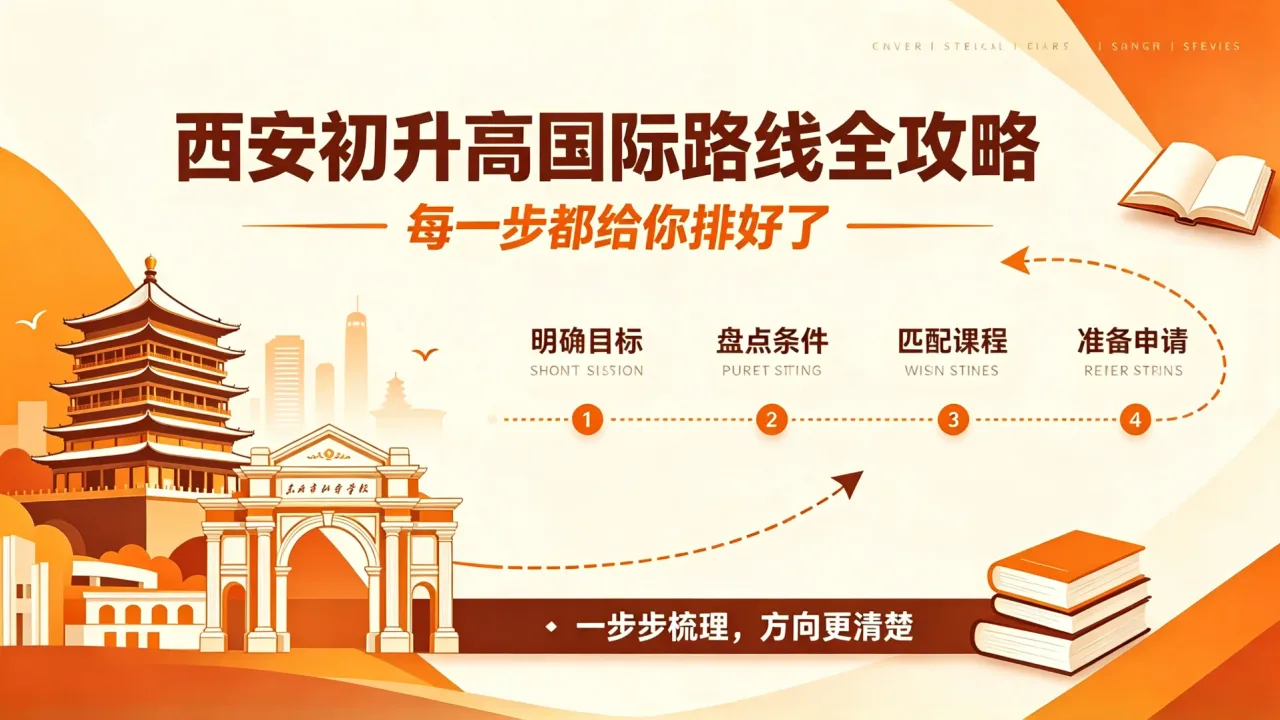 西安初升高国际路线全攻略,每一步都给你排好了