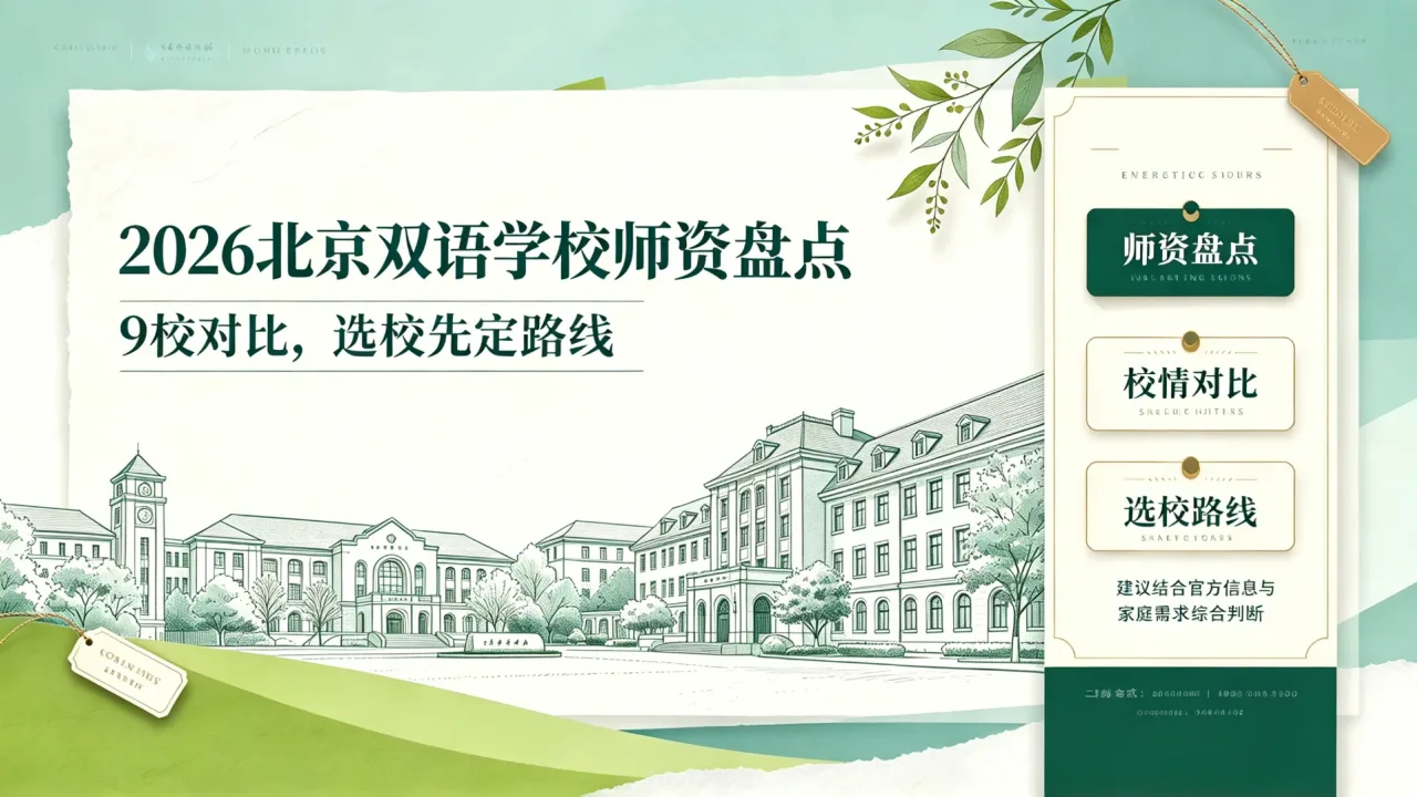 2026北京双语学校师资盘点：9校对比，选校先定路线