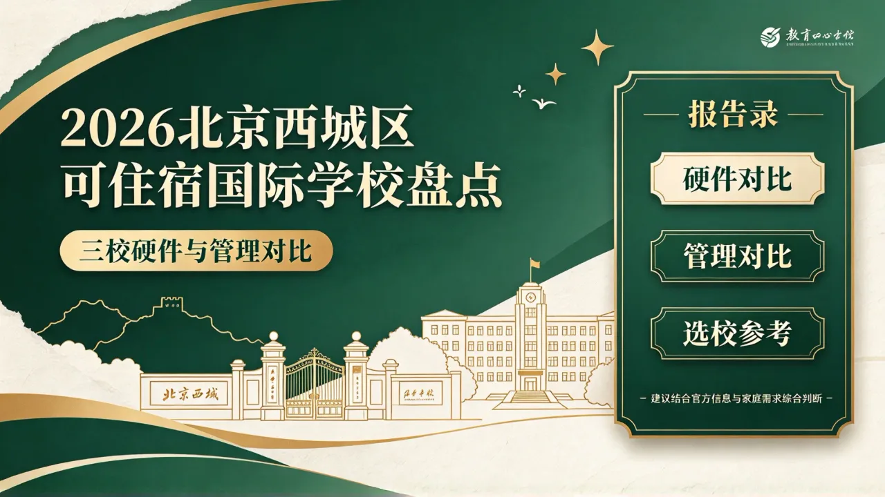 2026北京西城区可住宿国际学校盘点：三校硬件与管理对比