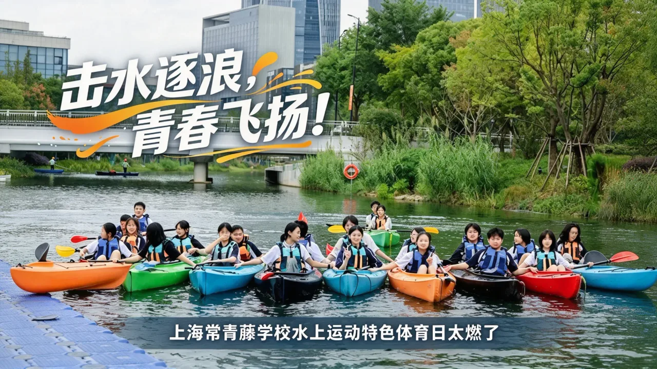 击水逐浪，青春飞扬！上海常青藤学校水上运动特色体育日太燃了