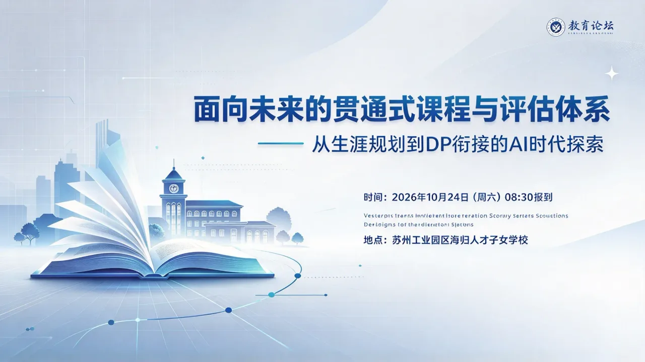 面向未来的贯通式课程与评估体系 | 从生涯规划到 DP 衔接的 AI 时代探索
