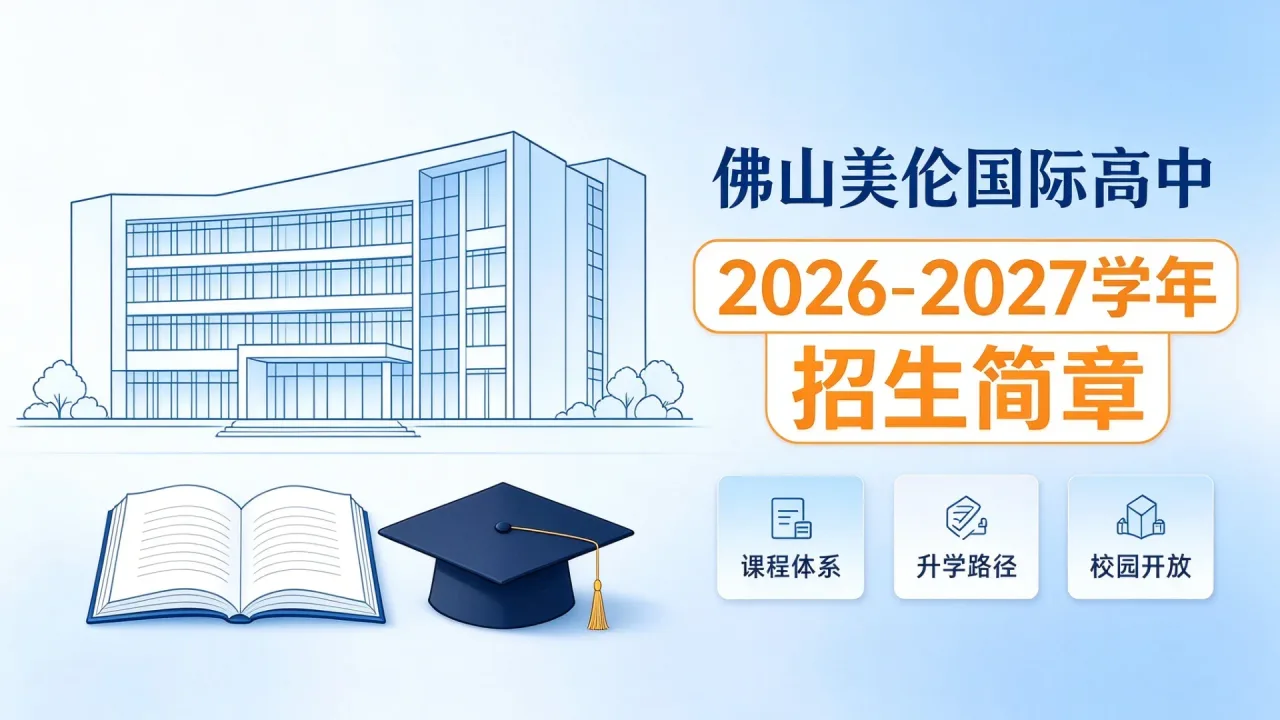 佛山美伦国际高中发布2026-2027学年招生简章