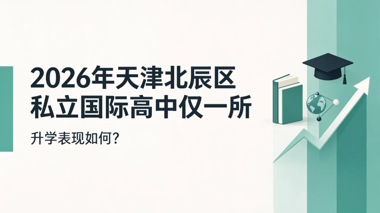 2026年天津北辰区私立国际高中仅一所，升学表现如何？