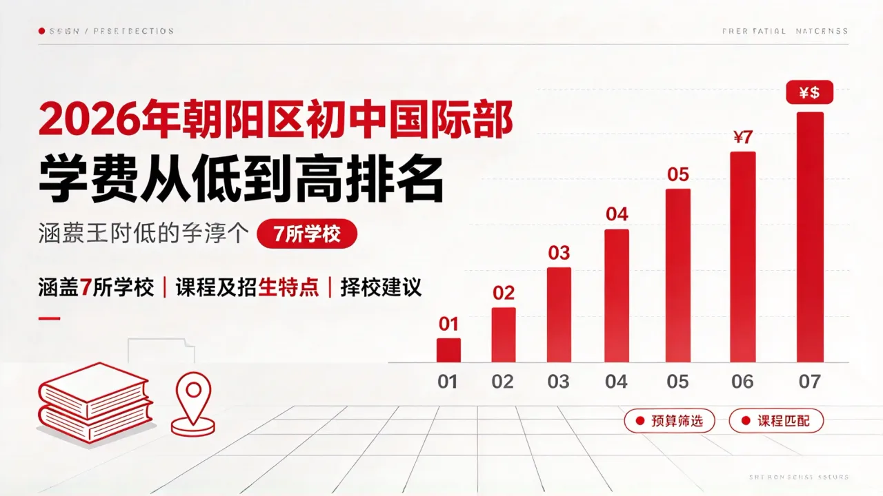 2026年北京朝阳区初中国际部学费排名出炉，择校预算参考