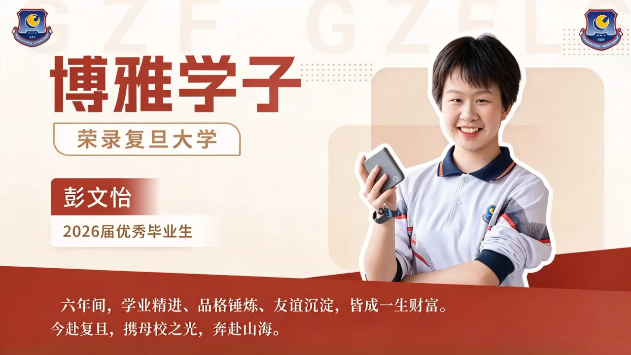 博雅学子 | 彭文怡荣录复旦大学：六载逐梦路，扬帆向未来