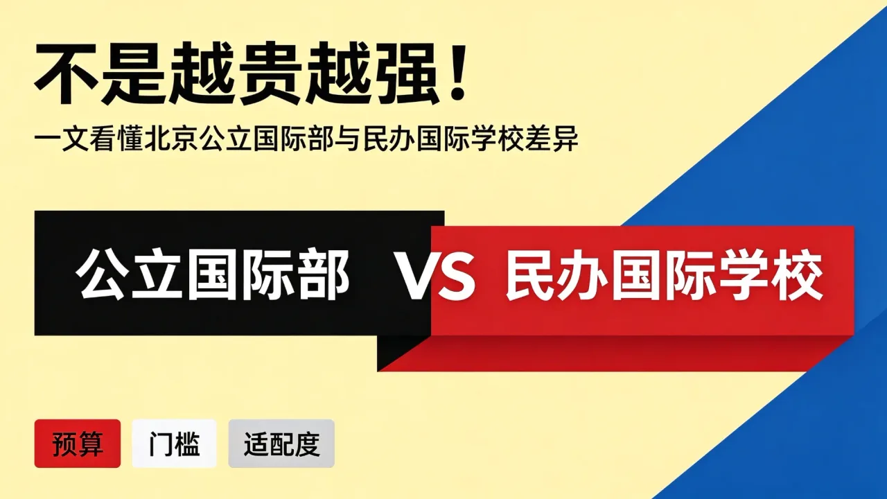 不是越贵越强！一文看懂北京公立国际部与民办国际学校差异