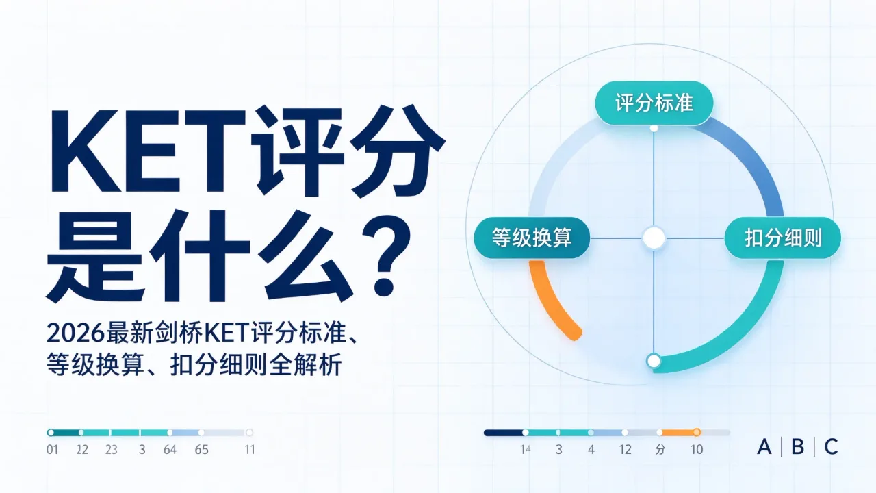 KET评分是什么？2026最新剑桥KET评分标准、等级换算、扣分细则全解析