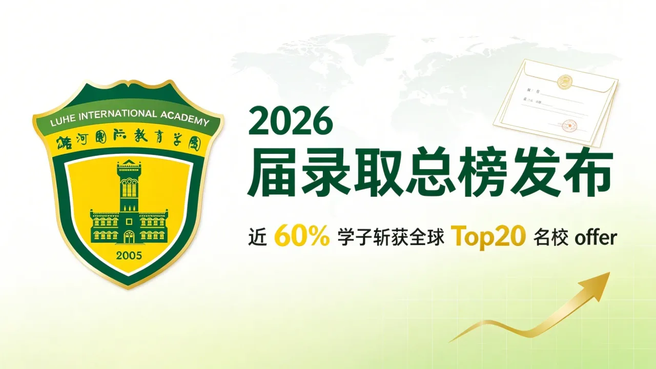 北京潞河国际教育学园 2026 届录取总榜发布:近 60% 学子斩获全球 Top20 名校 offer