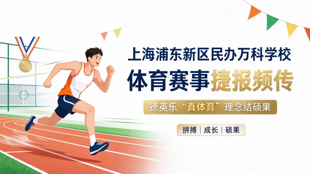 上海浦东新区民办万科学校体育赛事捷报频传 德英乐 "真体育" 理念结硕果