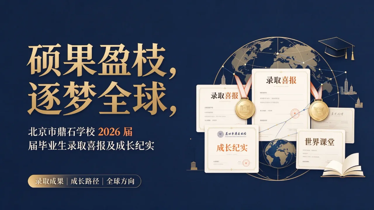 硕果盈枝，逐梦全球：北京市鼎石学校 2026 届毕业生录取喜报及成长纪实