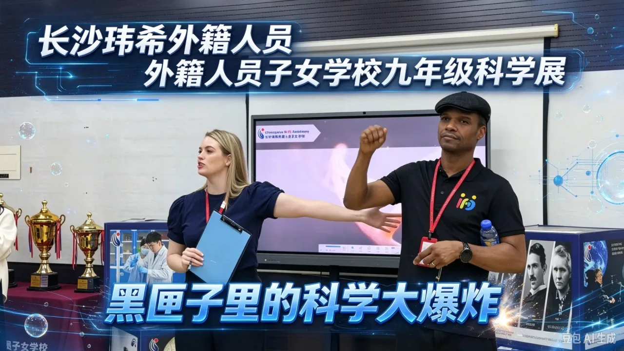 长沙玮希外籍人员子女学校九年级科学展：黑匣子里的科学大爆炸