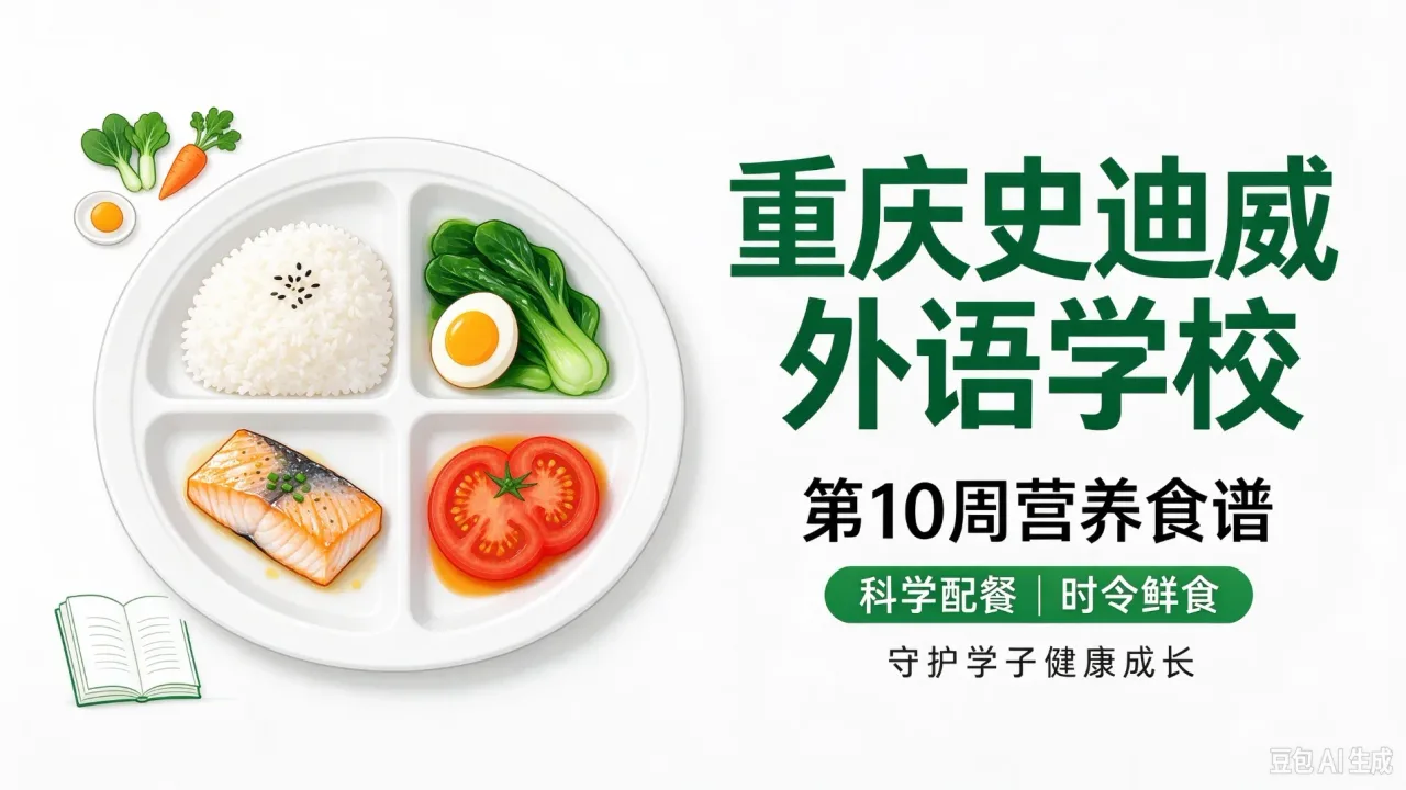 重庆史迪威外语学校第 10 周营养食谱｜科学配餐、时令鲜食，守护学子健康成长