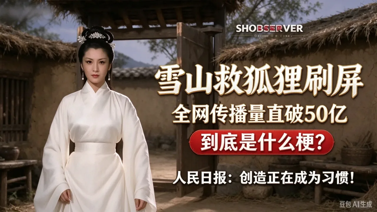 50 亿播放量 “雪山救狐狸”:AI 武侠短剧爆红背后,是文化共鸣、全民共创与教育创新