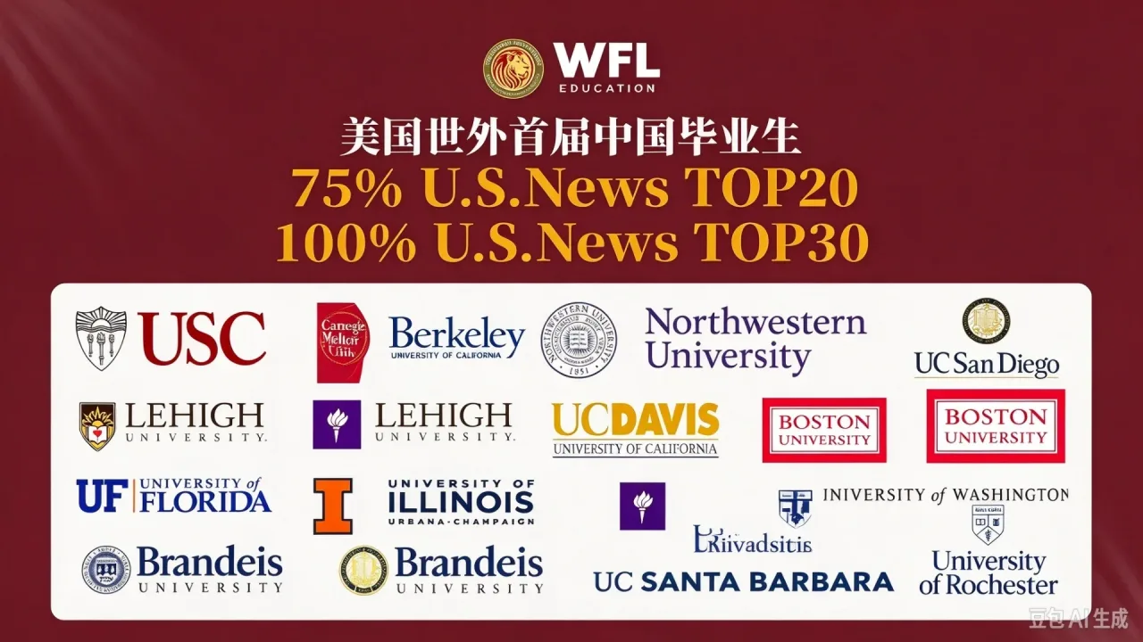 100% 美本 TOP30!美国世外首届中国毕业生封神,揭秘低龄留学升学密码