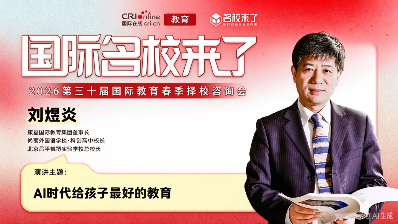 北京昌平凯博实验学校总校长刘煜炎：以科研思维重塑国际教育