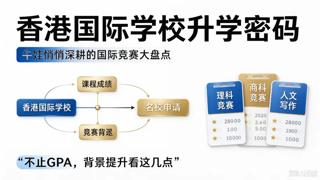 香港国际学校升学密码:牛娃悄悄深耕的国际竞赛大盘点