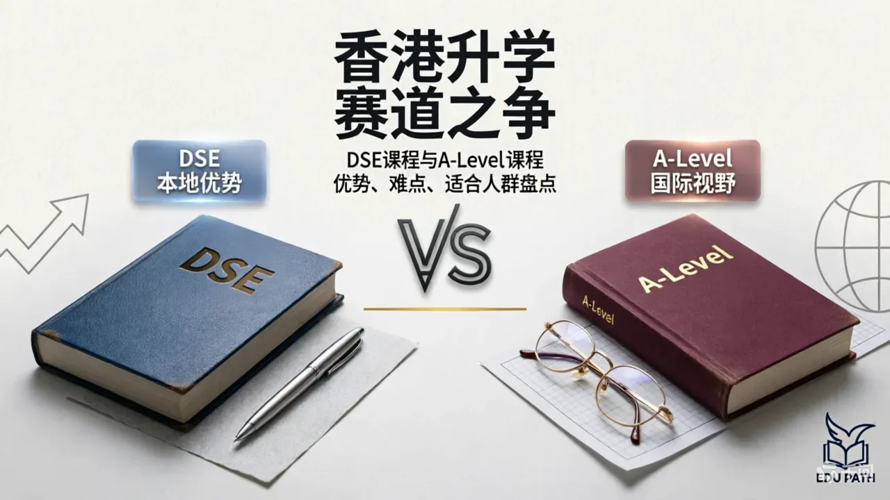 香港升学赛道之争:DSE课程 与 A-Level 课程,优势、难点、适合人群盘点