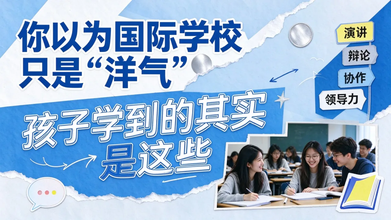 你以为国际学校只是 “洋气”,孩子学到的其实是这些