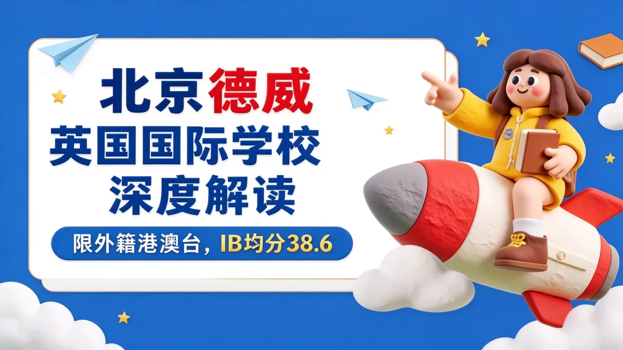 北京德威英国国际学校深度解读:限外籍港澳台,IB均分38.6