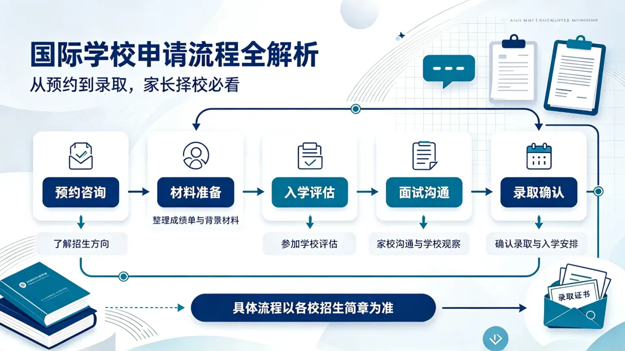 国际学校申请流程全解析:从预约到录取,家长择校必看