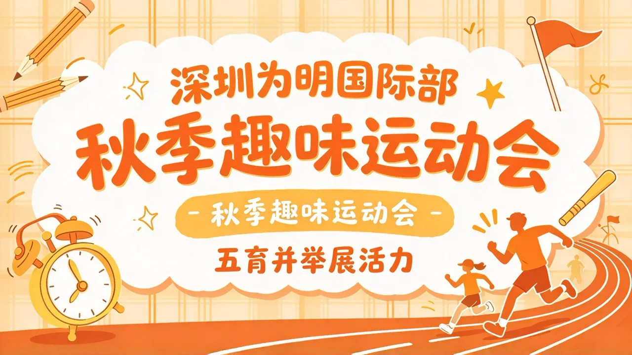 深圳为明国际部举办秋季趣味运动会，五育并举展活力