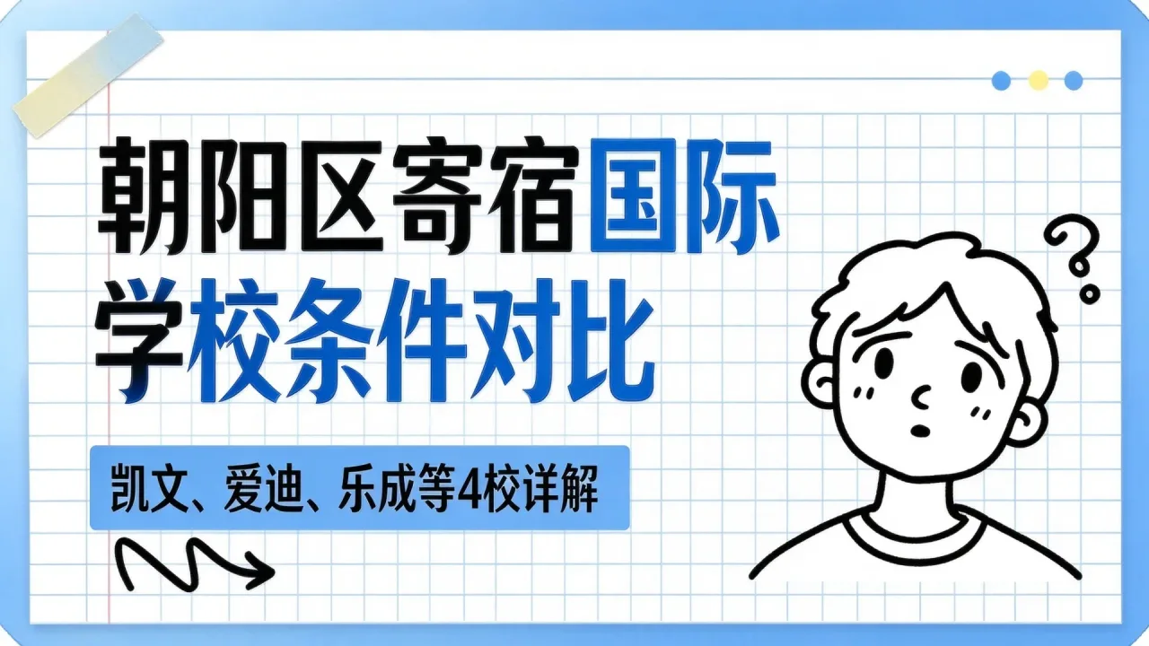 朝阳区寄宿国际学校条件对比:凯文、爱迪、乐成等4校详解