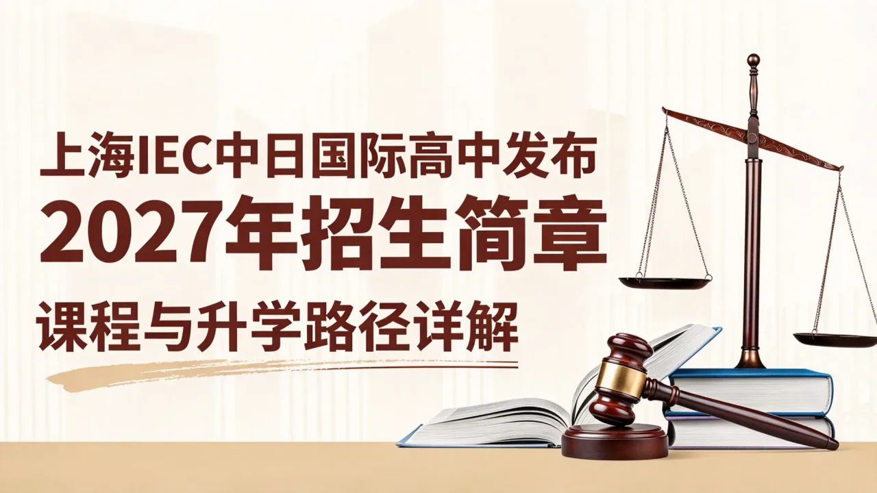 上海IEC中日国际高中发布2027年招生简章,课程与升学路径详解