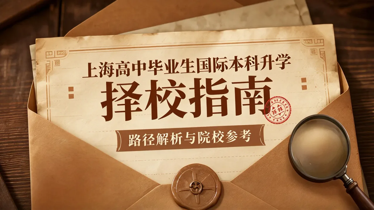 上海高中毕业生国际本科升学择校指南:路径解析与院校参考