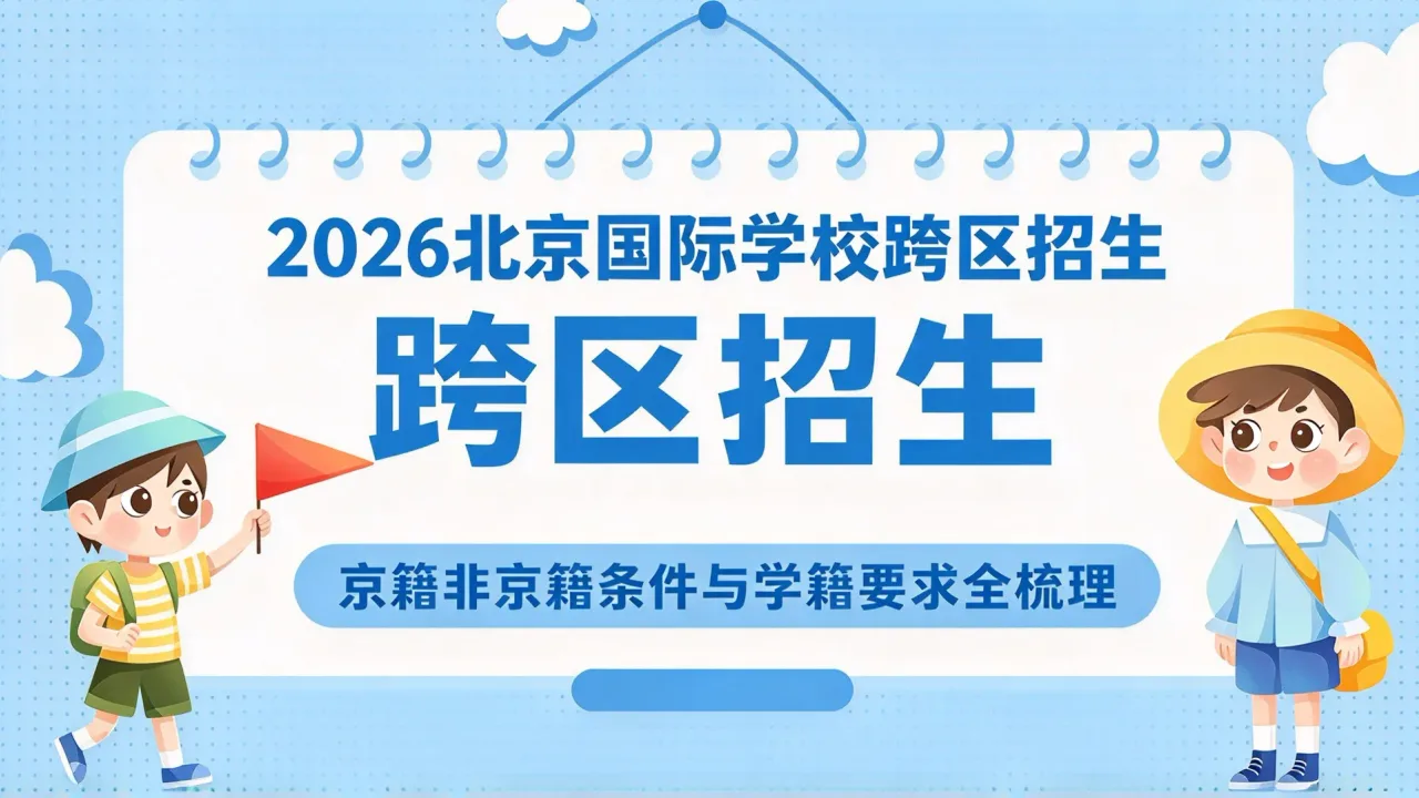 2026北京国际学校跨区招生:京籍非京籍条件与学籍要求全梳理