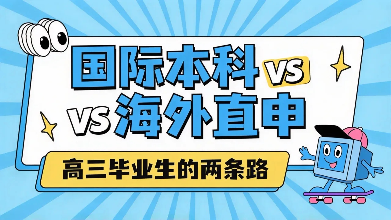 国际本科 vs 海外直申：高三毕业生的两条路
