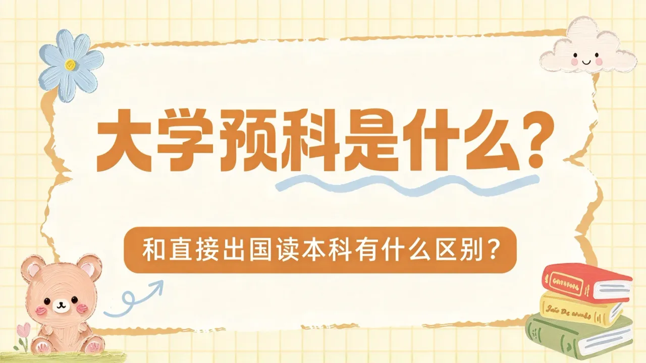 大学预科是什么？和直接出国读本科有什么区别？
