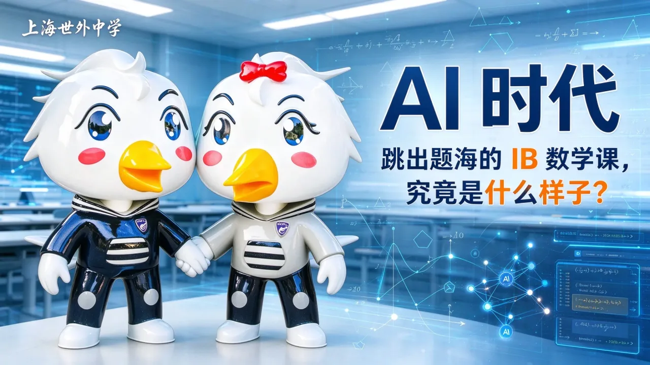 上海世外中学-AI 时代,跳出题海的 IB 数学课,究竟是什么样子?