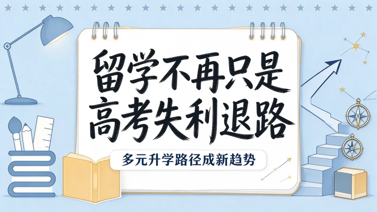 留学不再只是高考失利退路:多元升学路径成新趋势