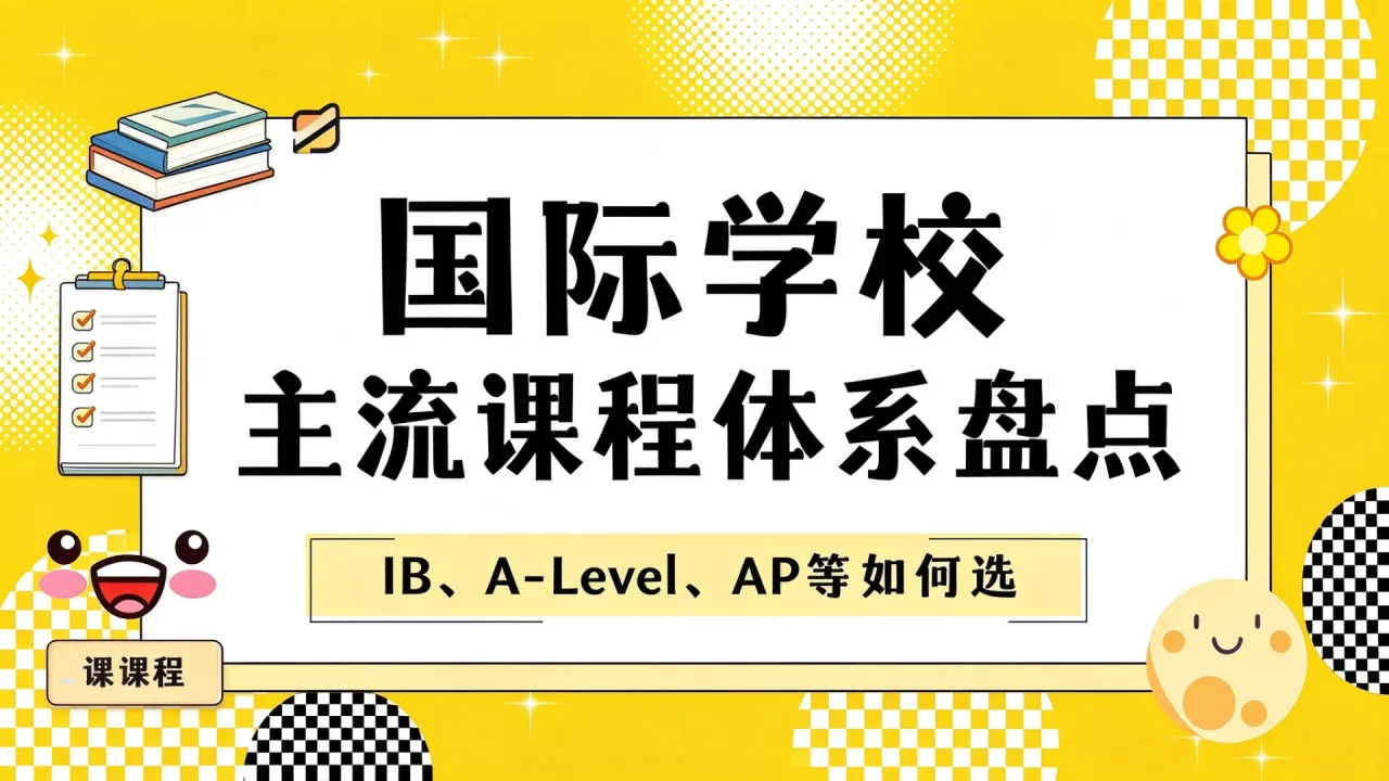 国际学校主流课程体系盘点:IB、A-Level、AP等如何选