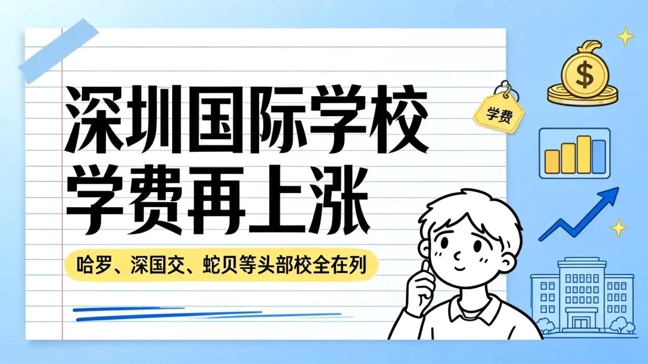 深圳国际学校学费再上涨,哈罗、深国交、蛇贝等头部校全在列