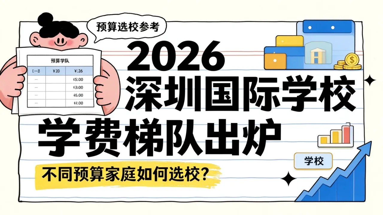 2026深圳国际学校学费梯队出炉,不同预算家庭如何选校?