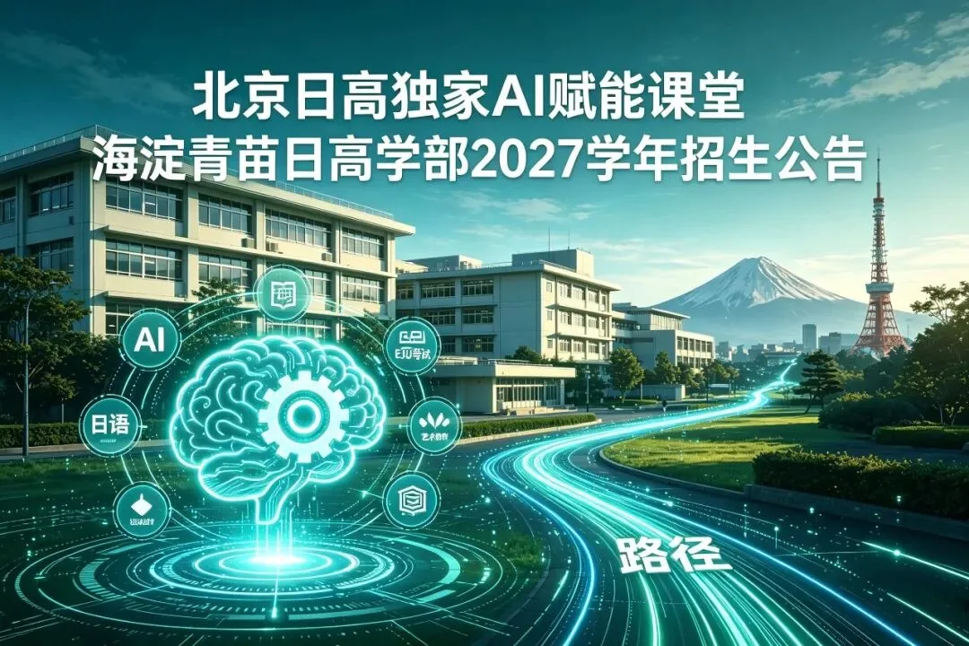 北京日高独家AI赋能课堂！海淀青苗日高学部2027学年招生公告