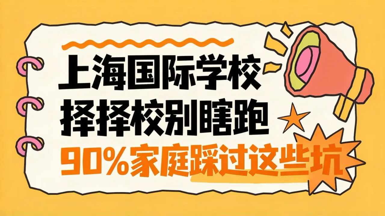 上海国际学校择校别瞎跑90% 家庭踩过这些坑 -来第三十七届上海多元升学择校展10月24号一战择校