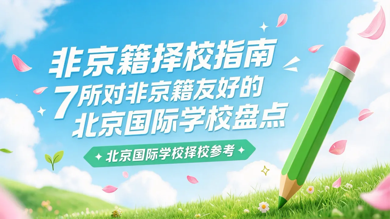 非京籍择校指南：7所对非京籍友好的北京国际学校盘点