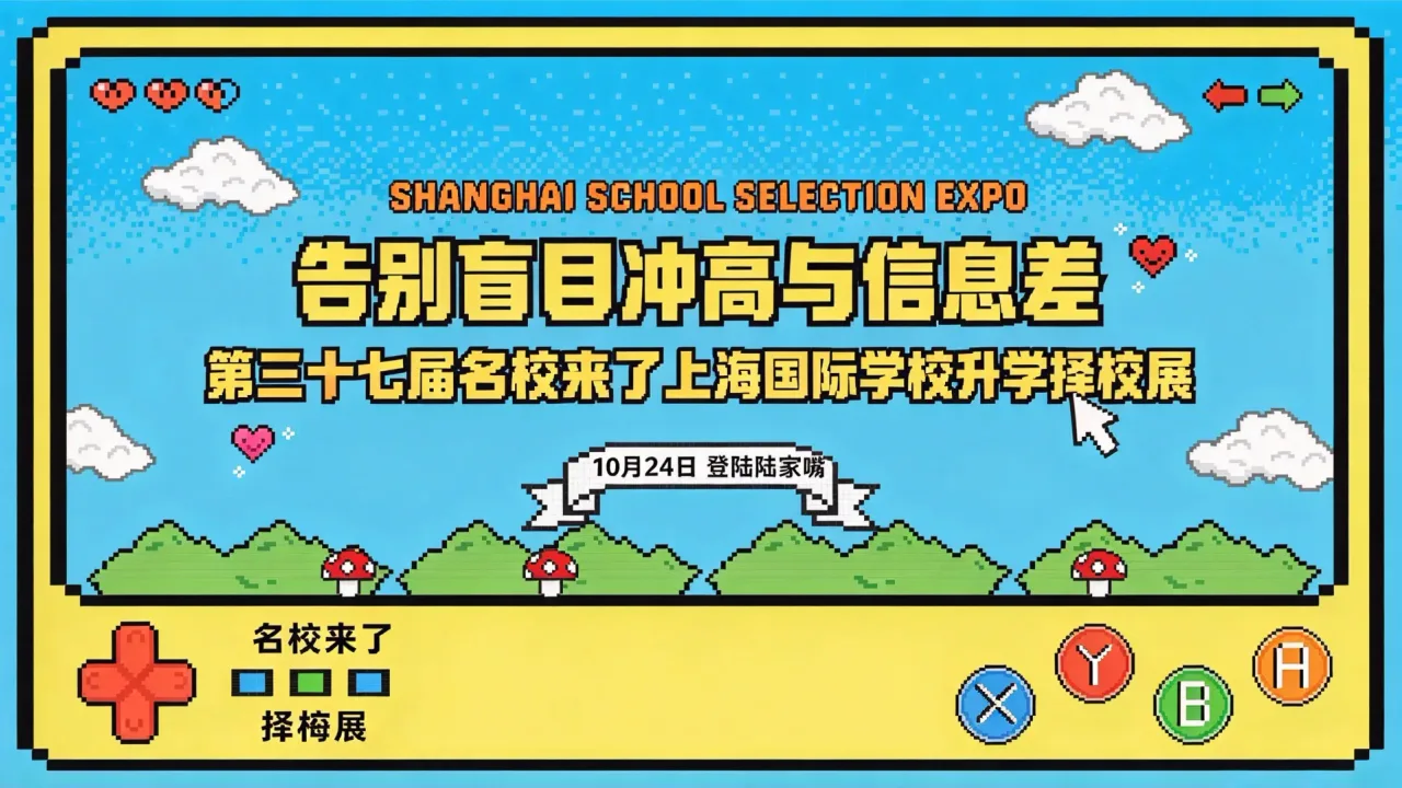 告别盲目冲高与信息差｜第三十七届名校来了上海国际学校升学择校展 10 月 24 日登陆陆家嘴