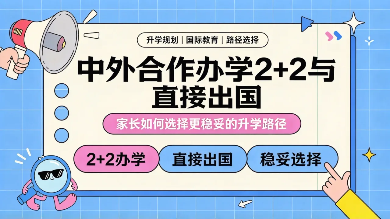 中外合作办学2+2与直接出国:家长如何选择更稳妥的升学路径