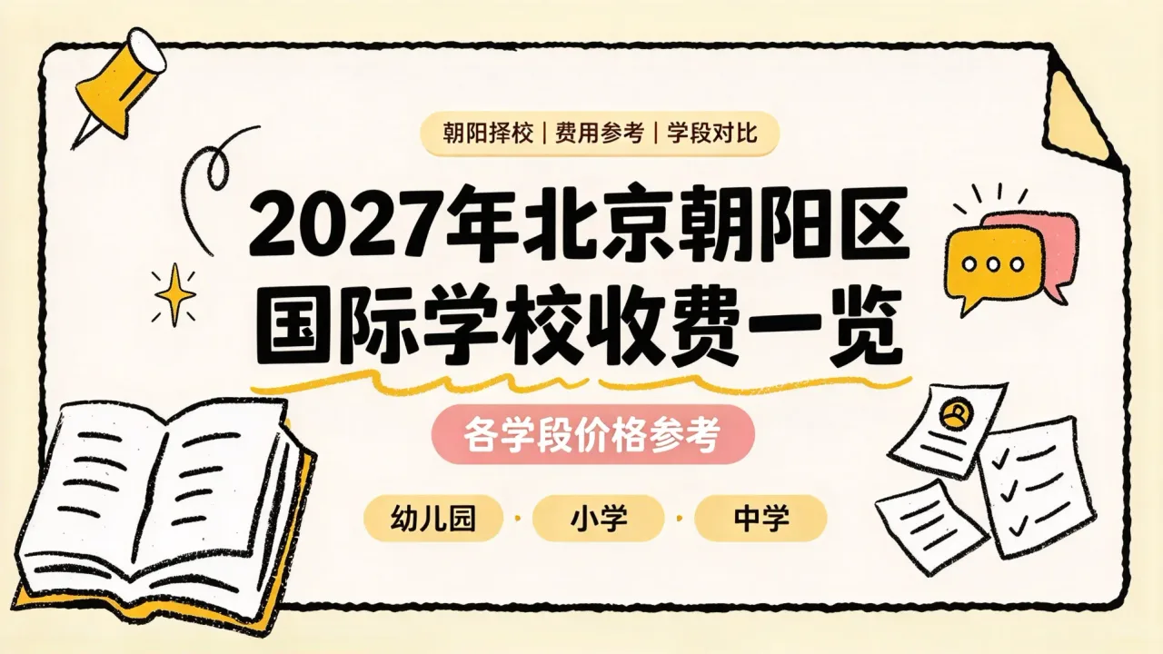 2027年北京朝阳区国际学校收费一览,各学段价格参考